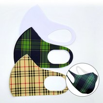 세부리형 연예인 패션 패턴 컬러 비말차단 빨아쓰는 마스크