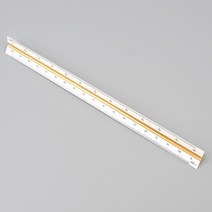 삼각축척자 축적자 제도용구 스케일자 30cm 고배율
