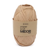 브랜드얀 미도리 종이실 가방 소품실, 미도리실 501 누드베이지, 1개