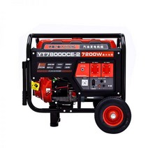 무소음 소형 가정용 대형 발전기 자가 휴대용 가솔린 캠핑용 수입 3 5KW6 8KW 가솔린 발전기 제조 업체 전기 시작 단상 220V 삼상 380V 소형 휴대용, 7kw 가솔린 발전기 YT7800DCE 2