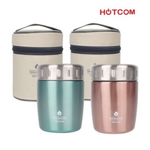핫콤 죽통 겸 도시락 420ml 수능도시락, 상세설명 참조, JBL-420 매트그린