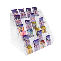 아크릴 카드 판매대 엽서 꽂이 문방구 진열대 스티커, 상세 페이지 참고, 4칸 5층