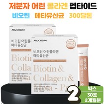 3세대 저분자 어린 콜라겐 메타 바이오틱스 2박스 비오틴 어류 피쉬 콜라젠 가루 스틱 펩타이드 엘라스트 하알루론산 혼합 유산균 300달톤 20대 50대 갱년기 여성 남자 남성