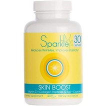콜라겐 캡슐 - 스파클 스킨 부스트 콜라겐 캡슐(180알) 30일 2500mg 베리솔 콜라겐 펩타이드 앰프 비타민 C, 180카운트(1팩)