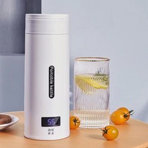 미니전기포트 커피포트 500ml 스마트 텀블러 보온포트 휴대용 전기포트 라면포트 보온병 보온컵, SR002
