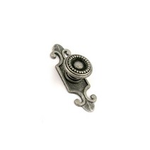 템플 잎사귀 1구 가구손잡이 82x24mm 은착, 3개