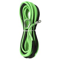 윈치로프 316 quotx 50quot 견인 로프 합성 섬유 윈치 라인 케이블 ATV UTV 5500mm 15m 용 55 LBs 외장, 02 green