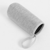 350ml 페트 음료수병 손잡이 파우치 2P 그레이 보냉백