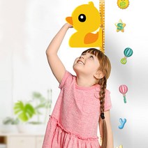 4종 키재는 3D자석 스스로 키재기 스티커 키측정 키성장 체크, 사슴, 신장계