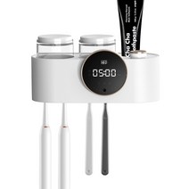 아이이피 i600 스마트 트윈컵 칫솔살균 건조기, i600_화이트