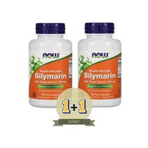 (1+1) 미국 Now 실리마린 밀크시슬 300mg 100캡슐x2개 총 200캡슐 나우푸드, 300mg 100캡슐x2