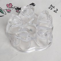 보급형 하트 유리 티 워머 -대, 1개