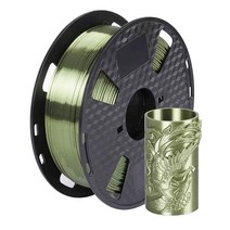 실크 핑크 PLA 3D 프린팅 필라멘트 1.75mm 1KG 1kg2.2파운드 스풀 샤인 실키 샤이니 메탈릭 메탈 로즈 골드 CC3D, Silk Bronze