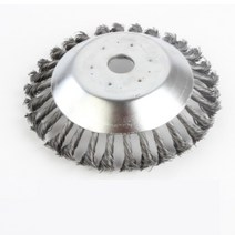 강철 솔 예초날 철판 녹제거 도로 인도 잡초제거 와이어 브러쉬 예초기 헤드 휠 8인치