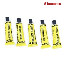 자동차 타이어 펑크 수리 키트자동차 오토바이 타이어 수리 접착제 내부 튜브 펑크 시멘트 고무 콜드 패치, 02 5 branches