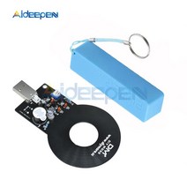 금속탐지기 방수 보물찾기 파인더 금속 탐지기 키트 DC 3V-5V 60mm 비접촉 센서 모듈 18650 USB 전원 은행 상자 포함 DIY 키트 금속 탐지기 파인더, Detector Blue Case