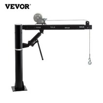 레바블럭 우인치 1톤호이스트 체인블럭 수동윈치 vevor 1000 lbs 유압 케이블 윈치 davit 크레인 픽업 트럭 리프팅 회전 받침대 건설 운송 산업, 없음