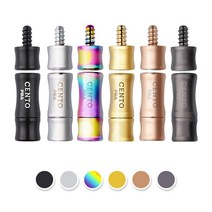 센토S라인조인트캡 38 10산 PBA 당구장갑 김치빌리아드 조인트캡 유니버셜큐 명품초크, 레인보우