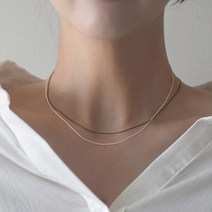 실버925 명품 이태리 체인 목걸이줄 얇은 뱀줄 목걸이