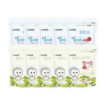 베베잇츠 동결건조 과일칩 5+5 총 10봉 (사과칩 딸기칩 배칩), 딸기칩+딸기칩
