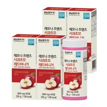 경남제약 사과초모 레드비니거 2개월분, 60정, 4개
