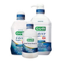 선스타 검 GUM 검 치과 치주질환 무알콜 저자극 덴탈린스S 가글, 450ml 1개