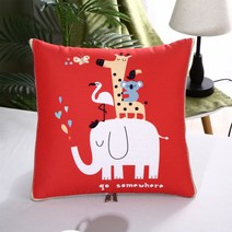 허그 이불 투웨이 베개 피 차량탑재내 등받이쿠션 등쿠션 사무실 낮잠 신기 매트 에어컨 2in1 1972442296, 코끼리 젊은남자 동반함 (하나 )