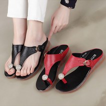 여성쪼리 슬리퍼 경량 여름 블링블링 보석쪼리 여성쪼리 데일리쪼리 패션쪼리 쪼리샌들 여자쪼리 굽2.5cm AN901