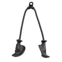 트라이셉 로프 바 그립 스트랩 그리 프레스 다운 밴드 익스텐션 피트니스 장비 근육 훈련, 검은색