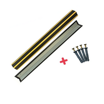 국내산 PVC 철판삽입형 코너보호대 (피스포함) 주차코너보호대