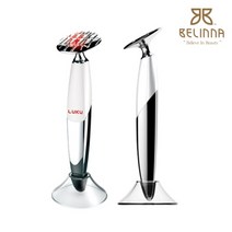 루쿠 미니 이온 어플리케이터 2 LED 진동 피부마사지기, 혼합색상