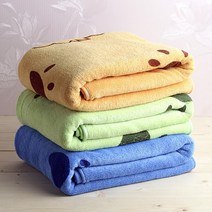템팜 극세사 대형 캠핑 비치타월 긴 수건 목욕 고급 비치