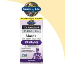 가든오브라이프 닥터포뮬레이트 프로바이오틱스 유산균 무드플러스 60캡슐