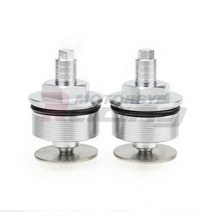프리로드 프론트 포크 캡 혼다 용 CBR500R 2013-2017 CBR650F RC83 NC750S 51454-MM9-671 41mm 조정 가능한, 02 Silver