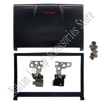 MSI GE63 GE63VR MS-16P1 MS-16P2 노트북 LCD 뒷면 커버 전면 베젤 힌지 팜레스트 하단 케이스 15.6, ABHinges 1