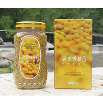 국내산 벌화분 꿀화분 먹는 천연 꽃가루화분 비폴렌 어버이날 추석 선물 답례품, 500g