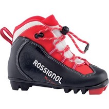 로시뇰 X1 JR 크로스컨트리 스키 부츠 용, Black/Red, 36 EU