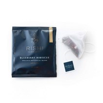Rishi Tea Blueberry Hibiscus 리쉬티 블루베리 히비스커스 티백 50개입, 1개