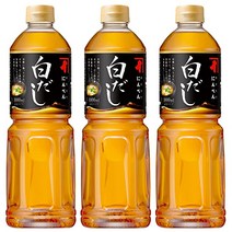 일본 육수 조미료 닌벤 흰색 1000mL (희석 타입) [가츠오부시 고등어포 소다가츠오부시 다시마 모둠 육수] 1699년 창업 가쓰오부시 · 전문점 당근, 흰색 육수 1L×3병, 3개