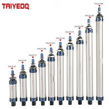 유압실린더 알루미늄 합금 미니 공압 실린더 MAL25 * 25 50 75 100 200 300 에어 얇은, 02 MAL25X15