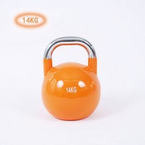 20KG 올 스틸 컴피티션 케틀벨 남녀 강도 훈련 피트니스 아령 전중량 체육관 케틀벨106671, 14 kg
