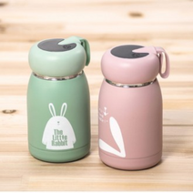 JH굿즈 온도표시보온병 온도표시텀블러 (320ml) 온도계보온병 온도계텀블러 스마트보온병 스마트텀블러 보냉 귀여운텀블러 귀여운보온병 아이디어상품, 색상/에이미(그린)