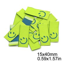 50pcs Cartoon Animals Cloth Labels 옷 Handma Label Bear Smiley Rabbit Hand Ma Tags on Hats Bags Sewi, 06 06
