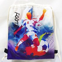 남성용 축구 드로스트링 번들 포켓 그린 백팩 폴리에스터 숄더 보관 가방 여행 소년 선물 드로우 스트링 백