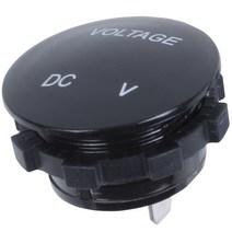방수 LED 전자 전압계 자동차 패널 계량기 12-24V 빨간색, 한개옵션0