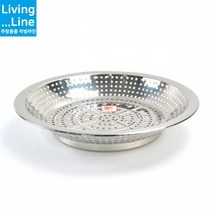 KT 스텐 타공 찜기 순대찜기 수육채반 구멍 쟁반 물빠짐 건지개 물기제거 받침 찜판 스텐 구멍쟁반 스탬 채반, 채반_3호