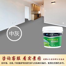 에폭시 수지 페인트 건축자재 수성 내마모성 방수 실내 실외 가정용 바닥 방수 D 29, 회색, 1kg