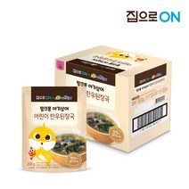 핑크퐁 아기상어 어린이 한우된장국 200g x5개(기한임박2023.10.12.), 5개