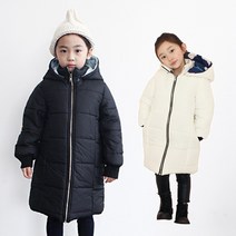 꿈꾸 아동용 심플롱패딩