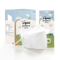 수월하리 황사방역마스크 대형 화이트 KF94 1개입 100개